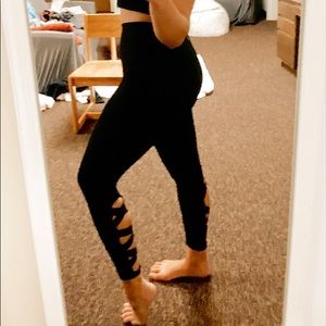 Black ballerina leggings/yoga pants🖤
